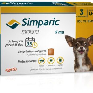 SIMPARIC 5MG 01 COMPR (1,3 A 2,5KG )