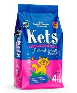 AREIA KETS PREMIUM PERFUMADA 5X4KG