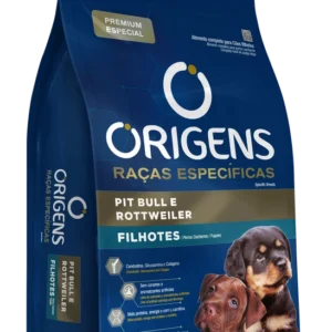 ORIGENS FILHOTE PIT BULL/ROTTW 15KG