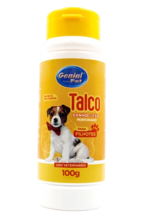 TALCO BANHO SECO GENIAL PET FILHOTES 100GR
