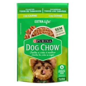 SACHE DOG CHOW FILH CARNE 100G
