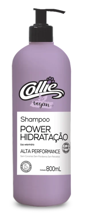 SHAMPOO POWER HIDRATAÇÃO COLLIE VEGAN 800ML