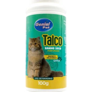 TALCO BANHO SECO GENIAL PET GATOS 100GR
