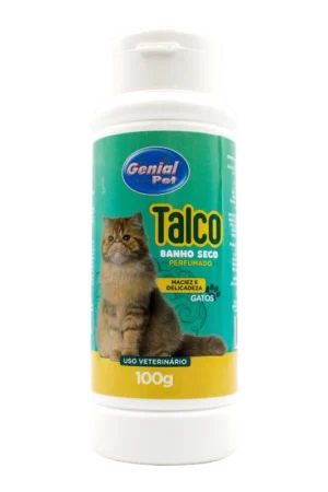 TALCO BANHO SECO GENIAL PET GATOS 100GR