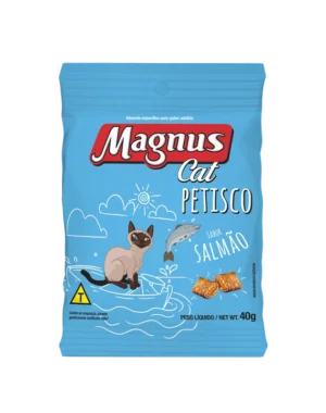 MAGNUS CAT PETISCO SALMÃO 40G CX C/10