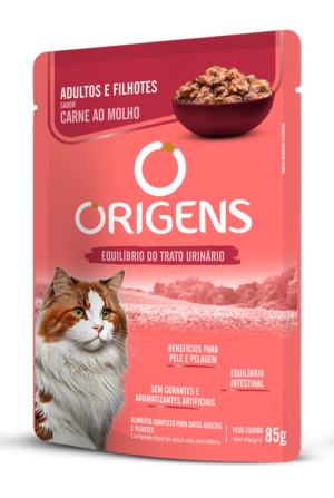 SACHE ORIGENS 85G GATO CARNE AO MOLHO