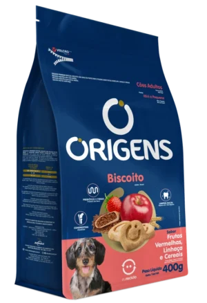 BISCOITO ORIGENS AD MINI LINHAÇA 400G