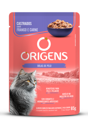 SACHE ORIGENS 85G GATO CAST CARNE E FRANGO